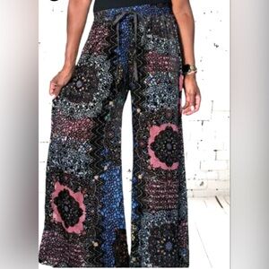 NWT Johnny Was Multicolor Patterned Women's Pants
